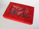 Красная коробка с окошком арт.108